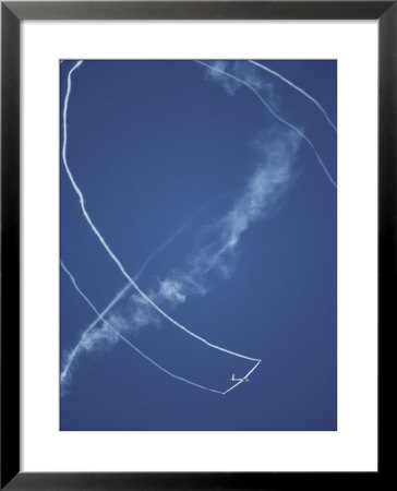 Salto Stunt Glider Doing A Loop Whilst Trailing Smoke From It's Wings, Australia by Jason Edwards Pricing Limited Edition Print image