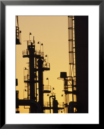 Oil Refinery At Dusk, Houston,Texas by Lynn Johnson Pricing Limited Edition Print image