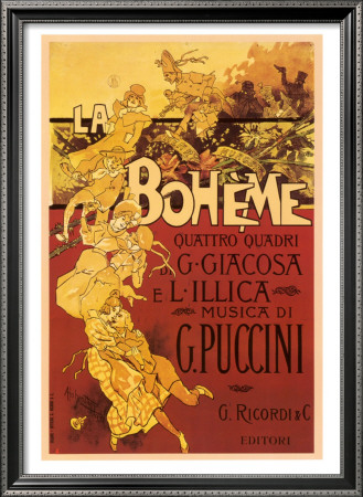 Puccini - La Bohème by Adolfo Hohenstein Pricing Limited Edition Print image