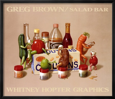 Salad Bar by Greg Brown Pricing Limited Edition Print image