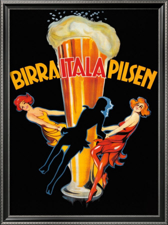 Birra Itala Pilsen 1920 Ca. by Leonetto Cappiello Pricing Limited Edition Print image