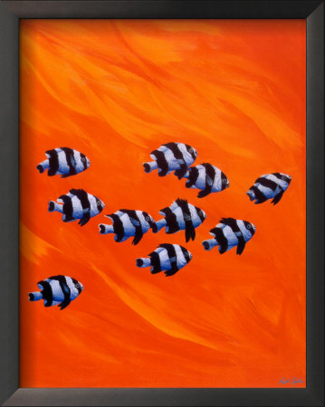 10 Black-Tailed Humbugs by Keith Siddle Pricing Limited Edition Print image