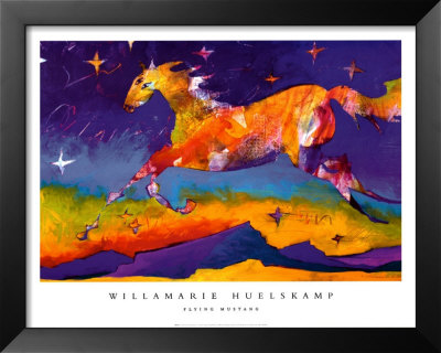 Flying Mustang by Willamarie Huelskamp Pricing Limited Edition Print image
