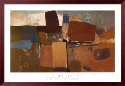 Abstract In Brown by J. R. Griffin Pricing Limited Edition Print image