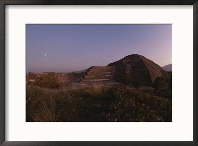 Full Moon Over The Pyramid Of The Moon At Daybreak by Kenneth Garrett Pricing Limited Edition Print image