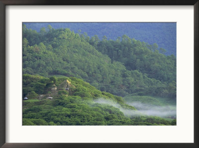 An Aerial View Of The Mountain-Top Ruins Of Tonina by Kenneth Garrett Pricing Limited Edition Print image