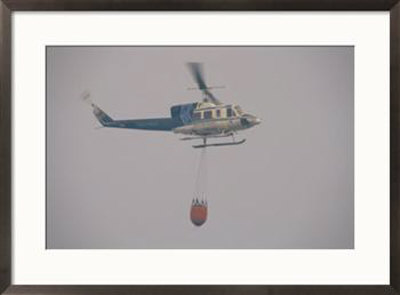 Helicopter Fighting The Big Lake Fire by Rich Reid Pricing Limited Edition Print image