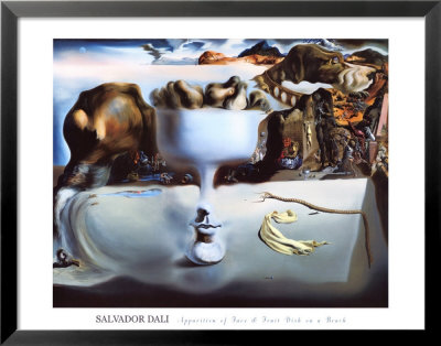 Apparition Of Face And Fruit Dish by Salvador Dali Pricing Limited Edition Print image