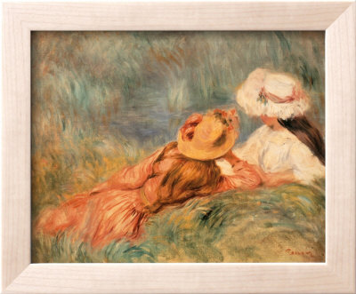 Jeune Filles Au Bord De L'eau by Pierre-Auguste Renoir Pricing Limited Edition Print image