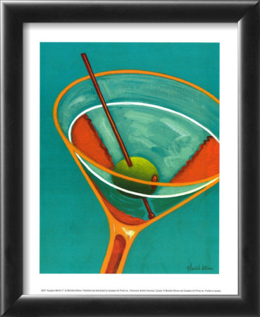 Sunglow Martini Ii by Michele Killman Pricing Limited Edition Print image
