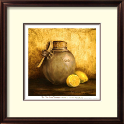 Tea Crocks And Lemon by Peggy Thatch Sibley Pricing Limited Edition Print image