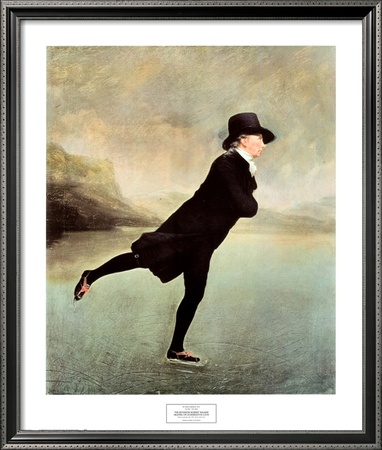 Rev Robert Walker Skating On Duddin by Sir Henry Raeburn Pricing Limited Edition Print image