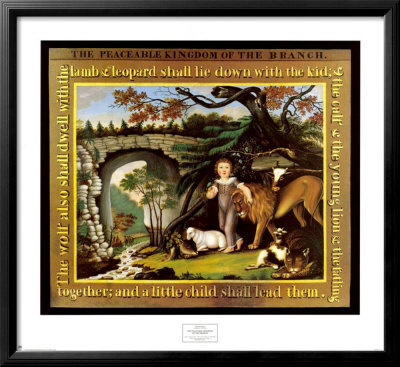 The Peaceable Kingdom Of The Branch by Edward Hicks Pricing Limited Edition Print image