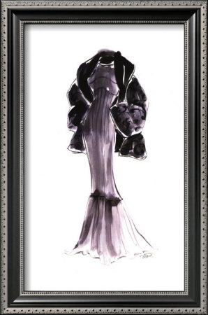 Evening Coat by Tina Pricing Limited Edition Print image