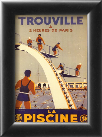 Trouville Piscine by Francoise Unel Pricing Limited Edition Print image