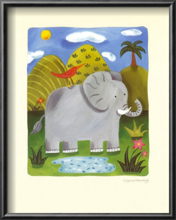 Nellie The Elephant by Sophie Harding Pricing Limited Edition Print image