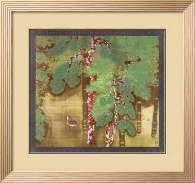 Pine Trees And A Quail by Yokoyama Taikan Pricing Limited Edition Print image