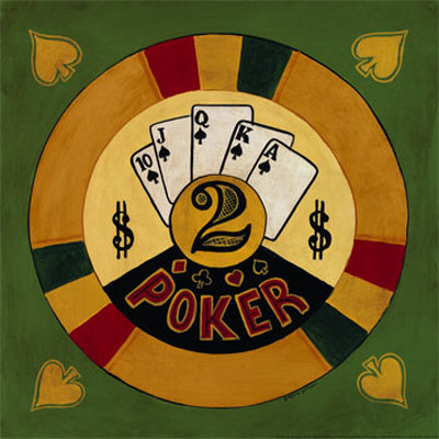 Two Dollar Poker Chip by Gregory Gorham Pricing Limited Edition Print image