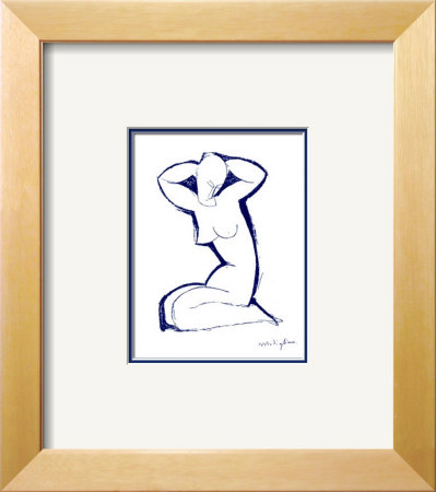 Nude Seated On Both Legs by Amedeo Modigliani Pricing Limited Edition Print image