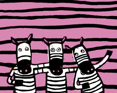 Zebras by Andree Prigent Pricing Limited Edition Print image