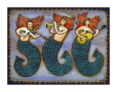 Mermaid Mariachis by Polivka Pricing Limited Edition Print image