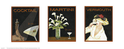 Cocktail Trilogy by Kathleen Richards-Babcock Pricing Limited Edition Print image