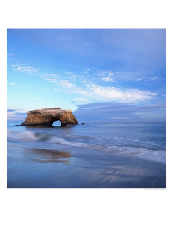 Natural Arches State Beach, Santa Cruz, Ca by David Porter Pricing Limited Edition Print image