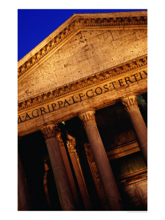 Pantheon Illuminated At Night, Rome, Lazio, Italy by Glenn Beanland Pricing Limited Edition Print image
