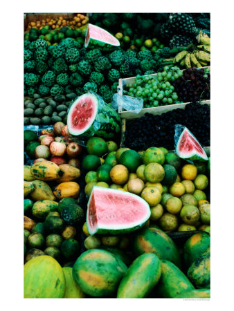 Fresh Fruit From The Ipanema Market, Rio De Janeiro, Brazil by John Maier Jr. Pricing Limited Edition Print image