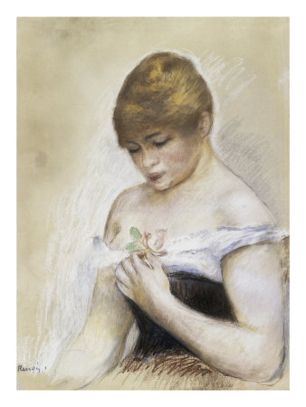Portrait De Jeanne Samary by Pierre-Auguste Renoir Pricing Limited Edition Print image