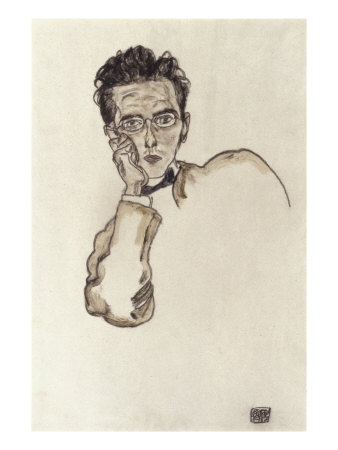 Portrait Of The Art Dealer, Paul Wengraf by Egon Schiele Pricing Limited Edition Print image