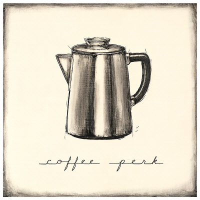 Vintage Coffee Perk by Marco Fabiano Pricing Limited Edition Print image
