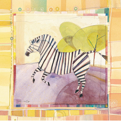 Playful Zebra by Robbin Rawlings Pricing Limited Edition Print image