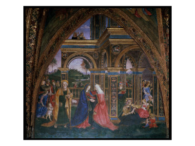 The Visitation by Bernardino Di Betto Pinturicchio Pricing Limited Edition Print image