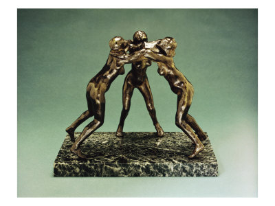 Trois Faunesses by Auguste Rodin Pricing Limited Edition Print image