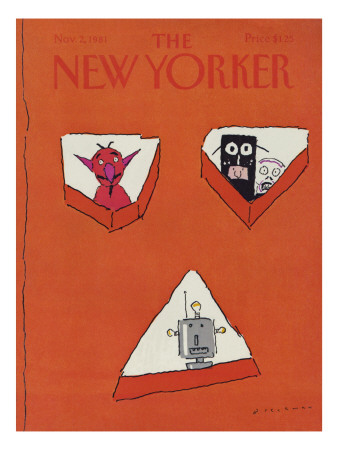 The New Yorker Cover - November 2, 1981 by R.O. Blechman Pricing Limited Edition Print image