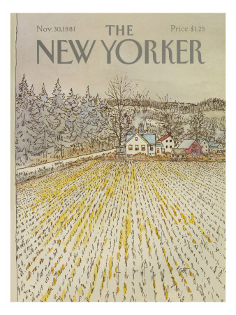 The New Yorker Cover - November 30, 1981 by Arthur Getz Pricing Limited Edition Print image