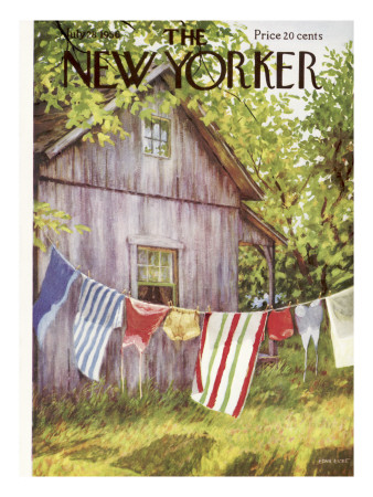 The New Yorker Cover - July 28, 1956 by Edna Eicke Pricing Limited Edition Print image