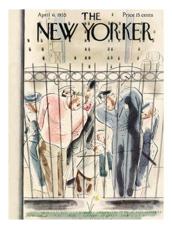 The New Yorker Cover - April 6, 1935 by Leonard Dove Pricing Limited Edition Print image