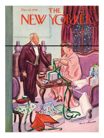 The New Yorker Cover - December 14, 1940 by Helen E. Hokinson Pricing Limited Edition Print image