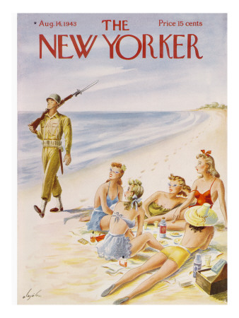 The New Yorker Cover - August 14, 1943 by Constantin Alajalov Pricing Limited Edition Print image