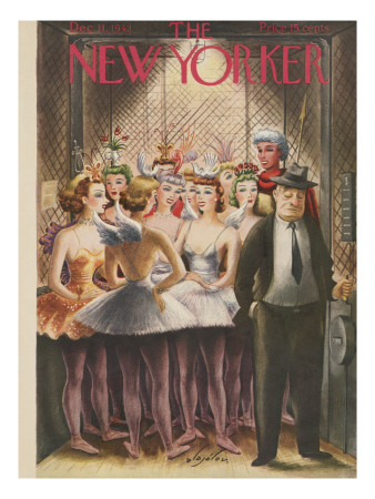 The New Yorker Cover - December 11, 1943 by Constantin Alajalov Pricing Limited Edition Print image