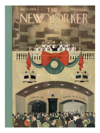 The New Yorker Cover - December 11, 1954 by Charles E. Martin Pricing Limited Edition Print image