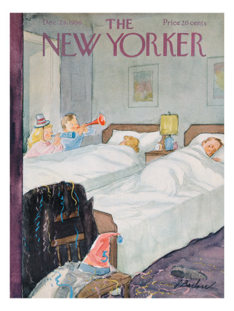 The New Yorker Cover - December 29, 1956 by Perry Barlow Pricing Limited Edition Print image