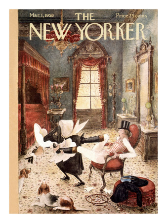 The New Yorker Cover - March 1, 1958 by Mary Petty Pricing Limited Edition Print image