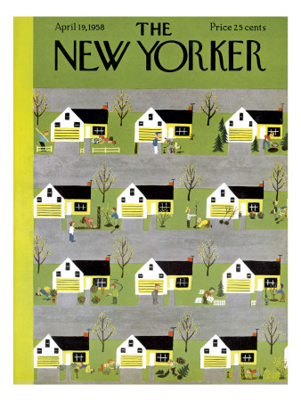 The New Yorker Cover - April 19, 1958 by Charles E. Martin Pricing Limited Edition Print image