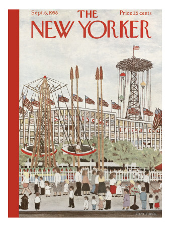 The New Yorker Cover - September 6, 1958 by Vestie E. Davis Pricing Limited Edition Print image