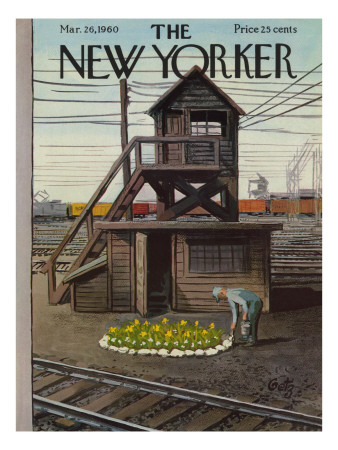 The New Yorker Cover - March 26, 1960 by Arthur Getz Pricing Limited Edition Print image