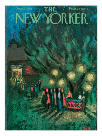 The New Yorker Cover - September 2, 1961 by Robert Kraus Pricing Limited Edition Print image