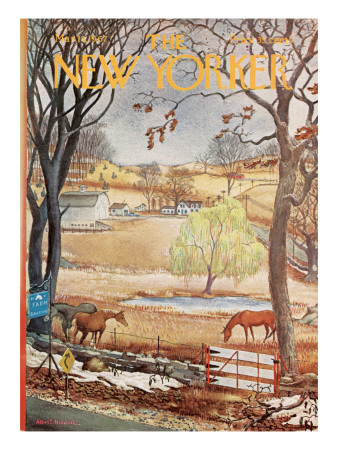 The New Yorker Cover - March 18, 1967 by Albert Hubbell Pricing Limited Edition Print image
